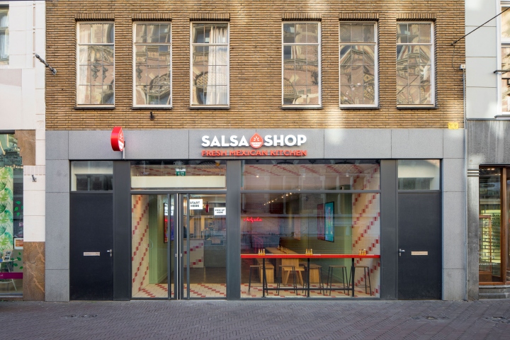 莎莎店快食餐厅装修效果图