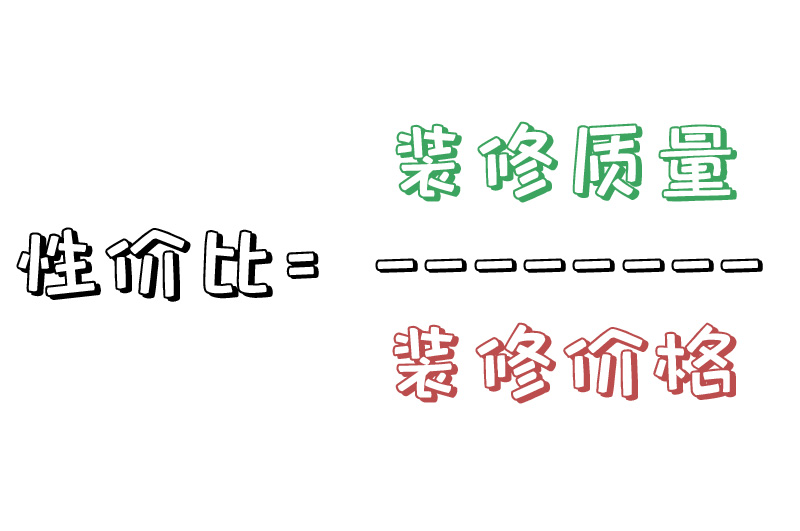 高性价比装修分析图